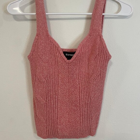 Express Knit Set – Pink Top & Skirt, XS - Picture 1 of 6